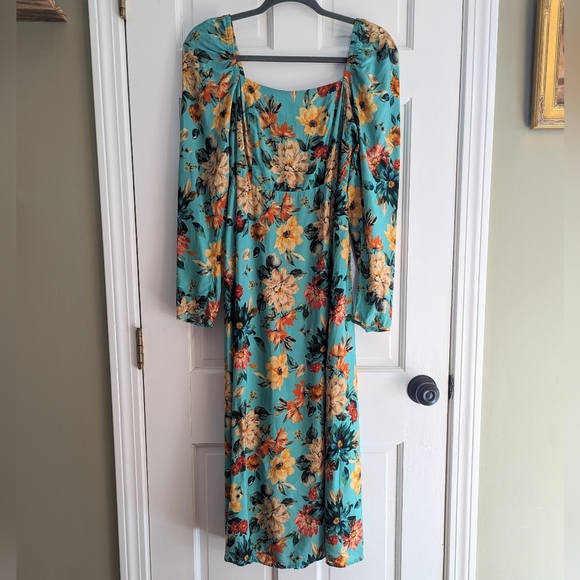 Johnny Was Jade Boho Floral long sleeve Bonita wedding guest midi dress … - Picture 2 of 12